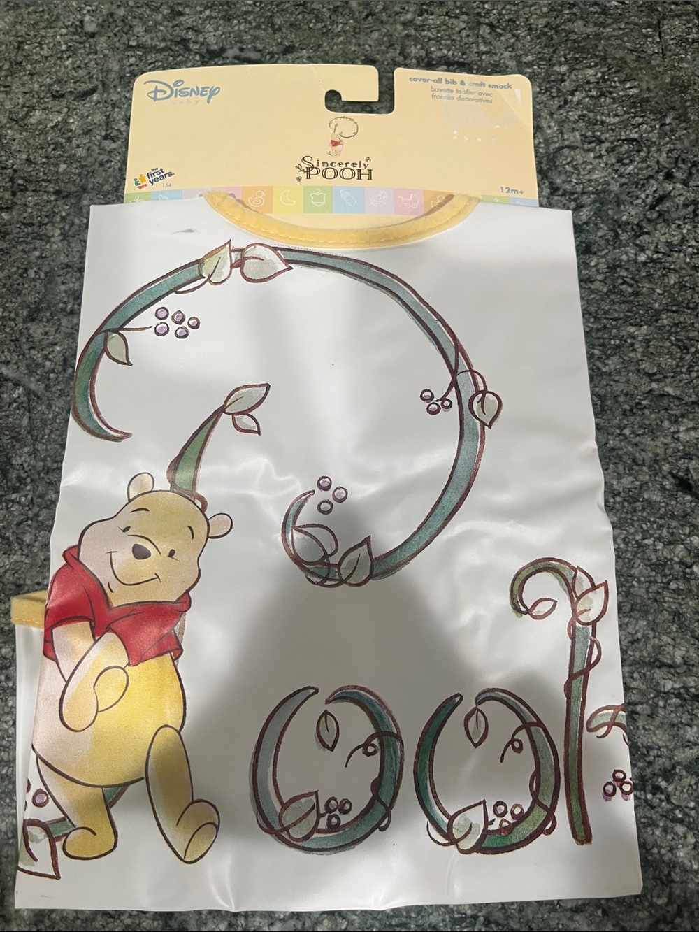 Disney Winnie the Pooh Kids cover all bib/ craft smock